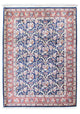 Ghom Teppich 104x147cm - Perserteppich - dunkelblau