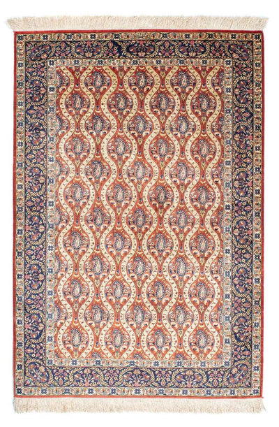 Ghom Teppich 98x150cm - Perserteppich - rot