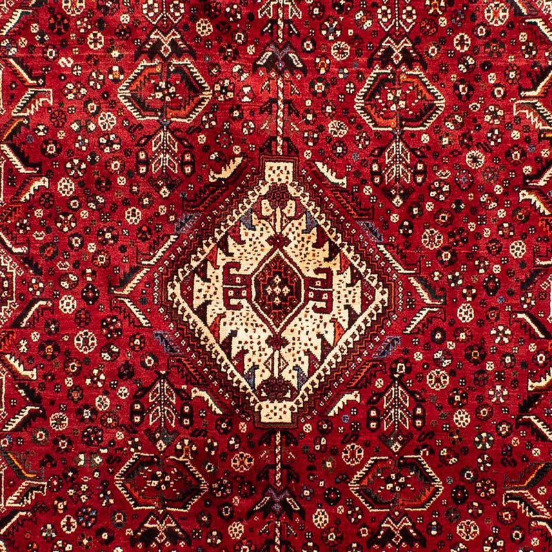 Ghashghai Teppich 192x267cm - Perserteppich - dunkelrot