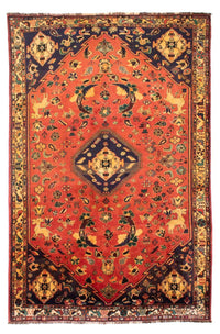 Shiraz Teppich 212x320cm - Perserteppich - rot – product image