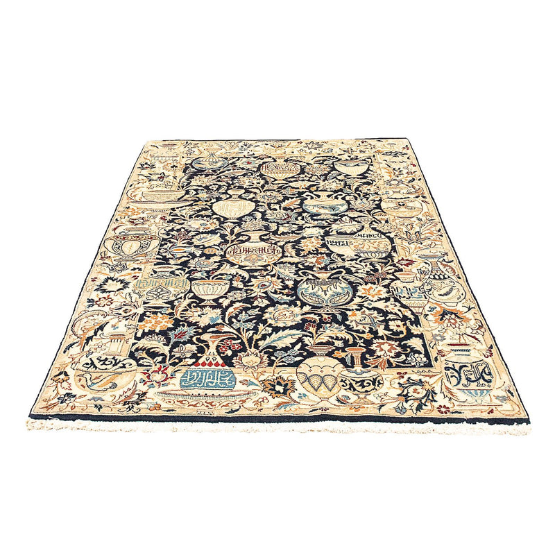 Kaschmar Teppich 123x195cm - Perserteppich - dunkelblau