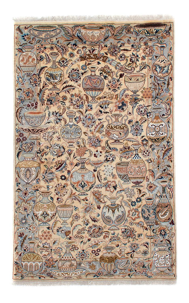 Kaschmar Teppich 128x202cm - Perserteppich - beige