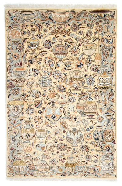 Kaschmar Teppich 128x202cm - Perserteppich - beige