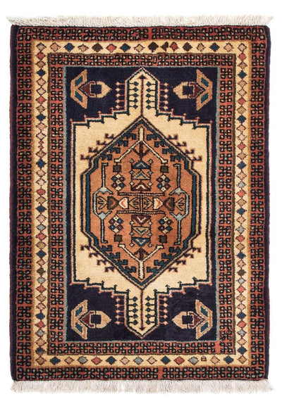 Ardebil Teppich 65x95cm - Perserteppich - hellbraun
