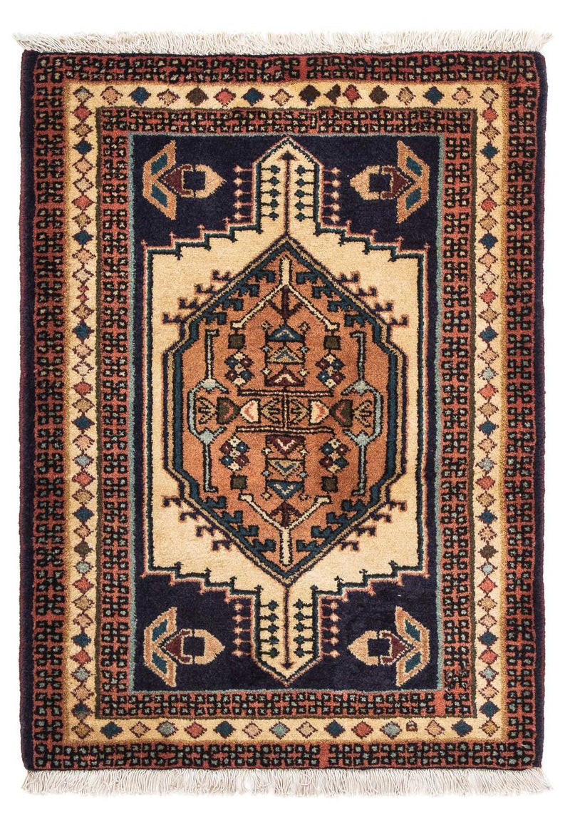 Ardebil Teppich 65x95cm - Perserteppich - hellbraun