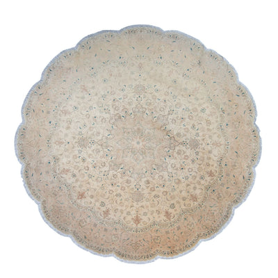 Täbriz - 50 Raj Teppich 285x285cm - Perserteppich - beige