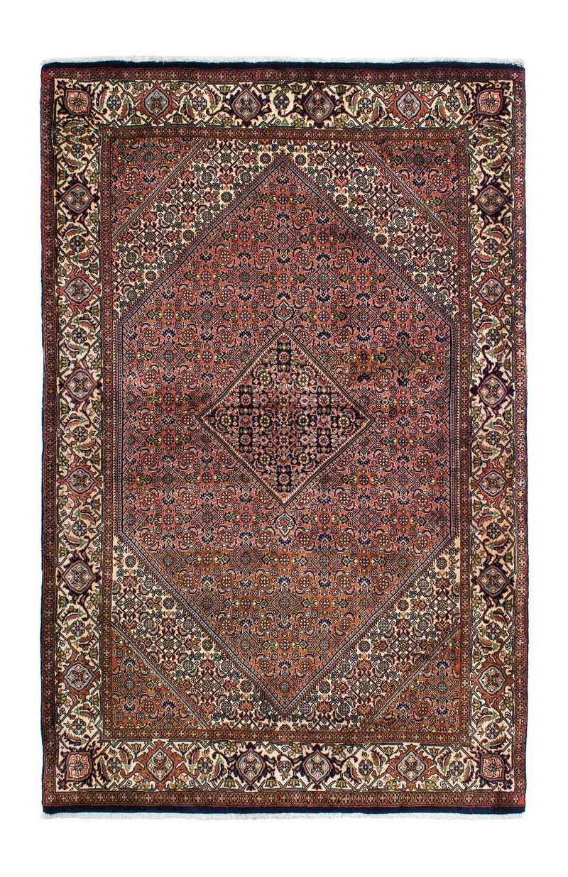 Bidjar Teppich 136x210cm - Perserteppich - hellrot