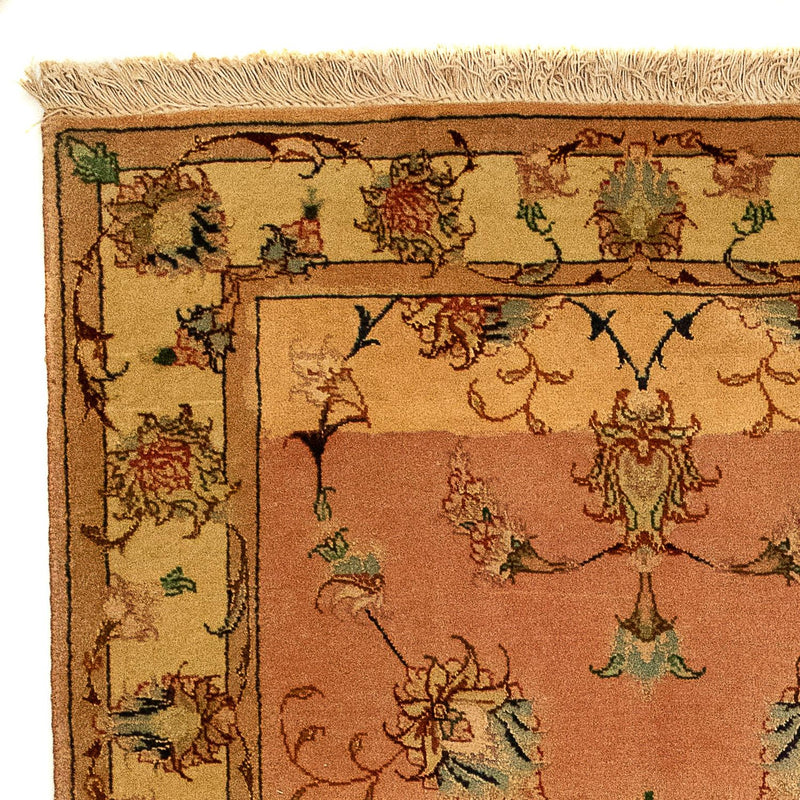 Täbriz - 50 Raj Teppich 70x116cm - Perserteppich - braun