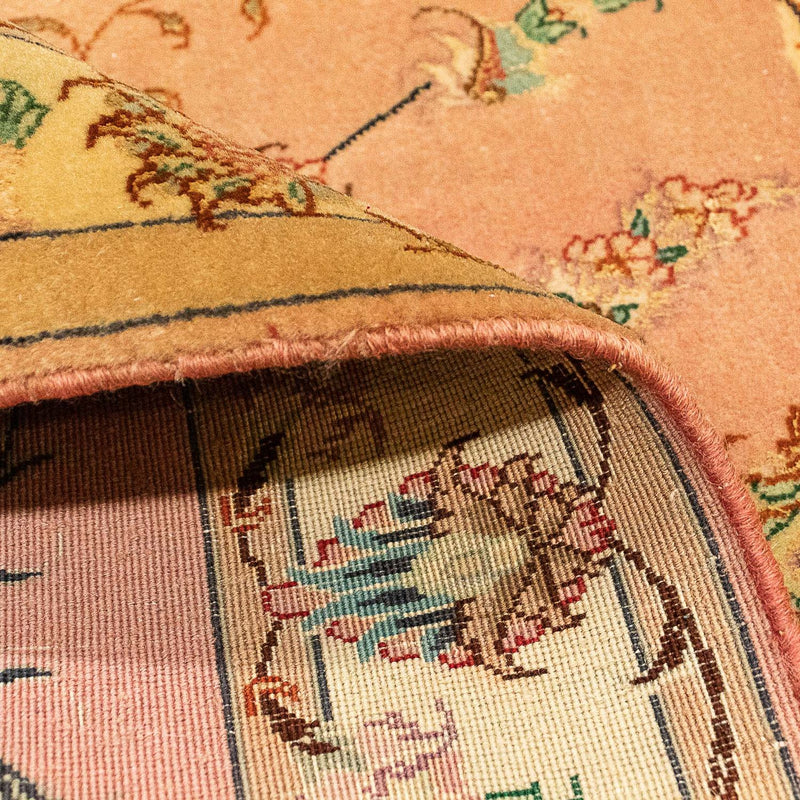 Täbriz - 50 Raj Teppich 70x116cm - Perserteppich - braun