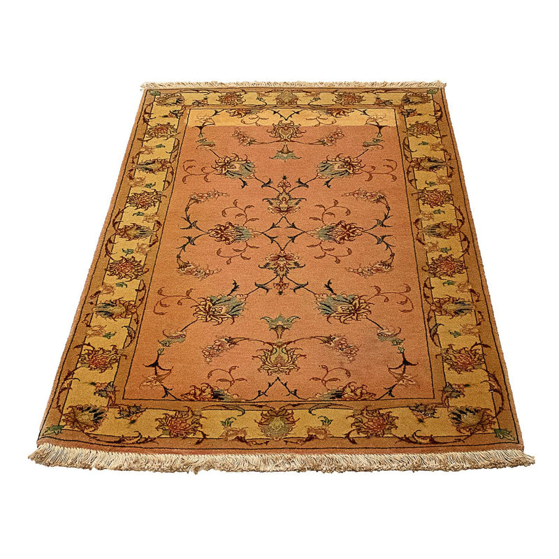 Täbriz - 50 Raj Teppich 70x116cm - Perserteppich - braun