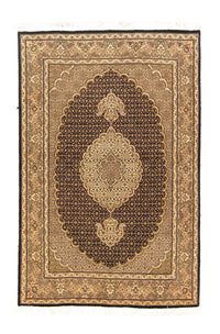 Täbriz - 50 Raj Teppich 100x150cm - Perserteppich - dunkelblau – product image