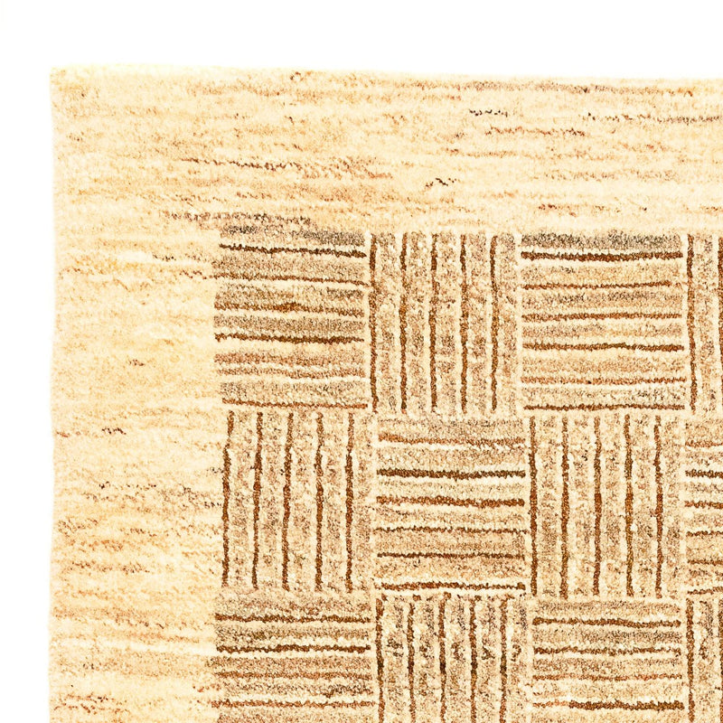 Gabbeh Teppich Indus 62x97cm - Wollteppich - beige