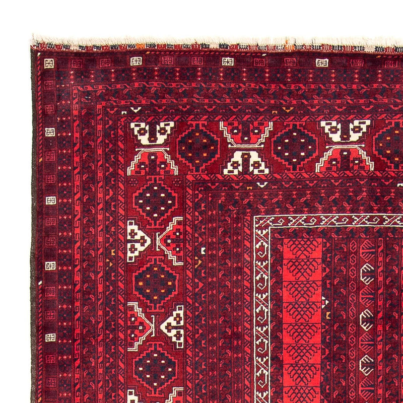 Turkaman Teppich 160x246cm - Orientteppich - dunkelrot