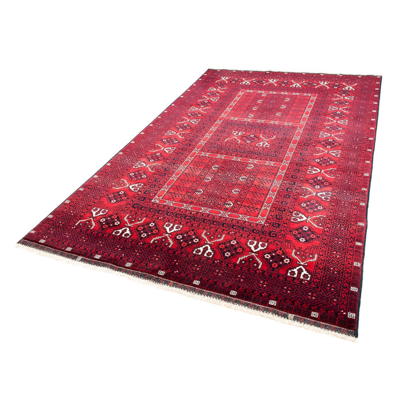 Turkaman Teppich 151x255cm - Orientteppich - dunkelrot