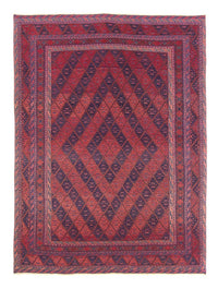 Kelim Afghan Teppich 206x279cm - dunkelrot – product image