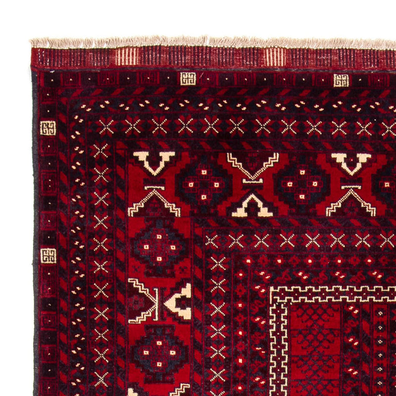 Turkaman Teppich 156x245cm - Orientteppich - dunkelrot