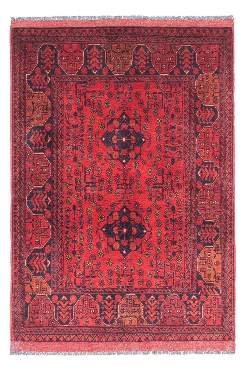 Khal Mohammadi Teppich 103x145cm - Orientteppich - dunkelrot