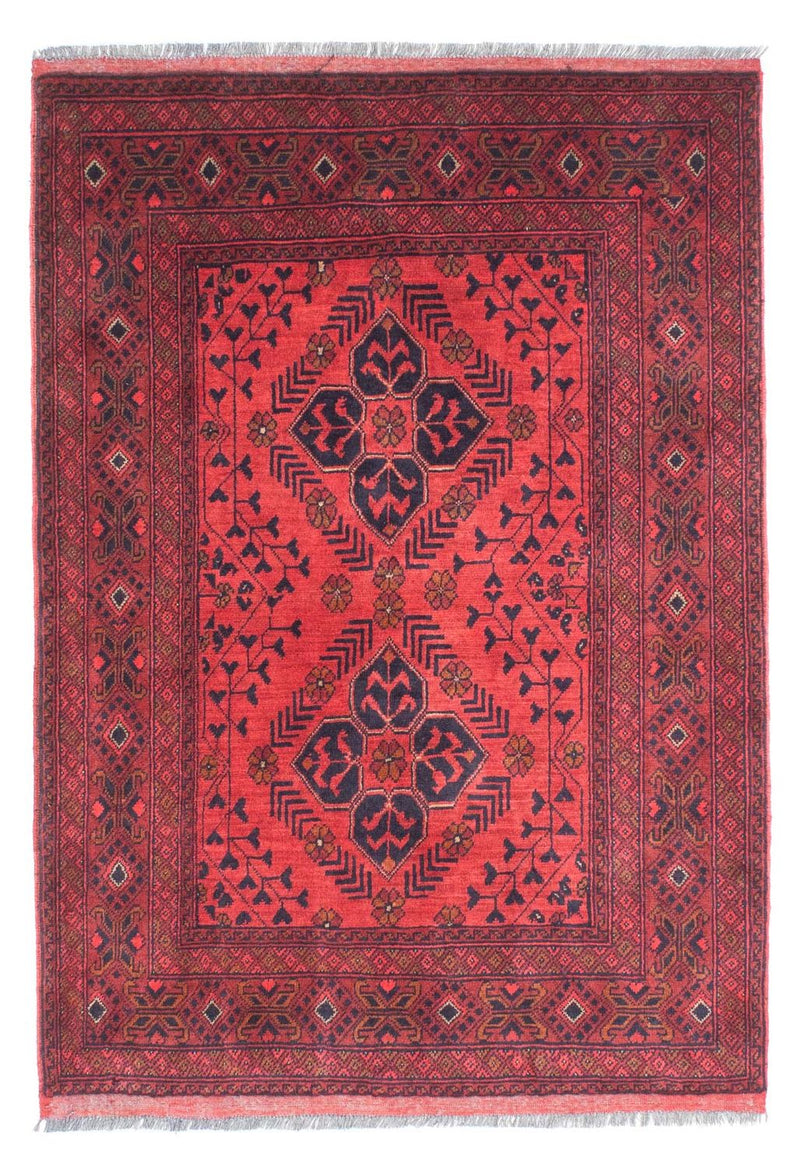 Khal Mohammadi Teppich 104x146cm - Orientteppich - dunkelrot