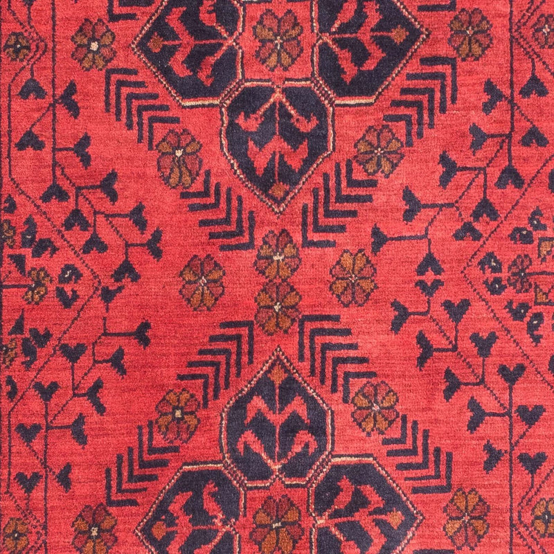 Khal Mohammadi Teppich 104x146cm - Orientteppich - dunkelrot