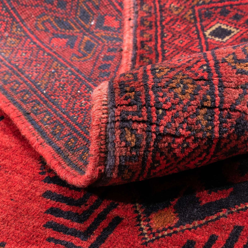 Khal Mohammadi Teppich 104x146cm - Orientteppich - dunkelrot