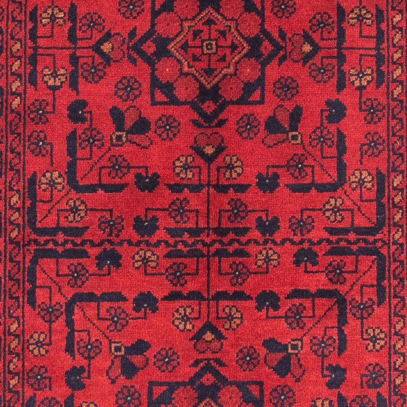 Khal Mohammadi Teppich 98x144cm - Orientteppich - dunkelrot