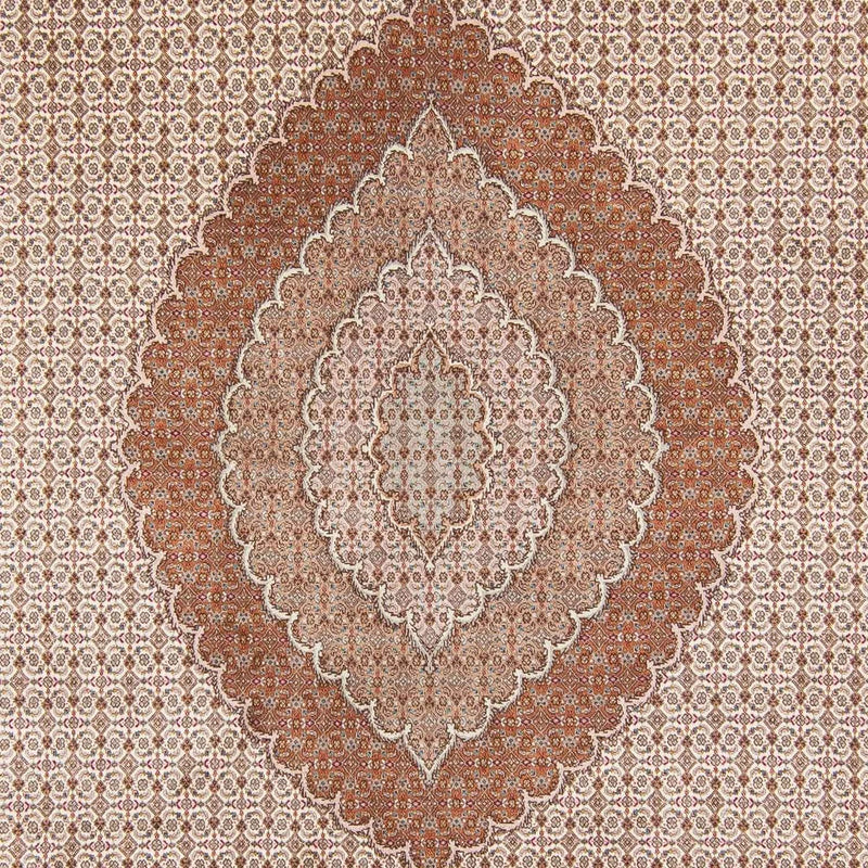 Täbriz Teppich 250x363cm - Perserteppich - hellbraun
