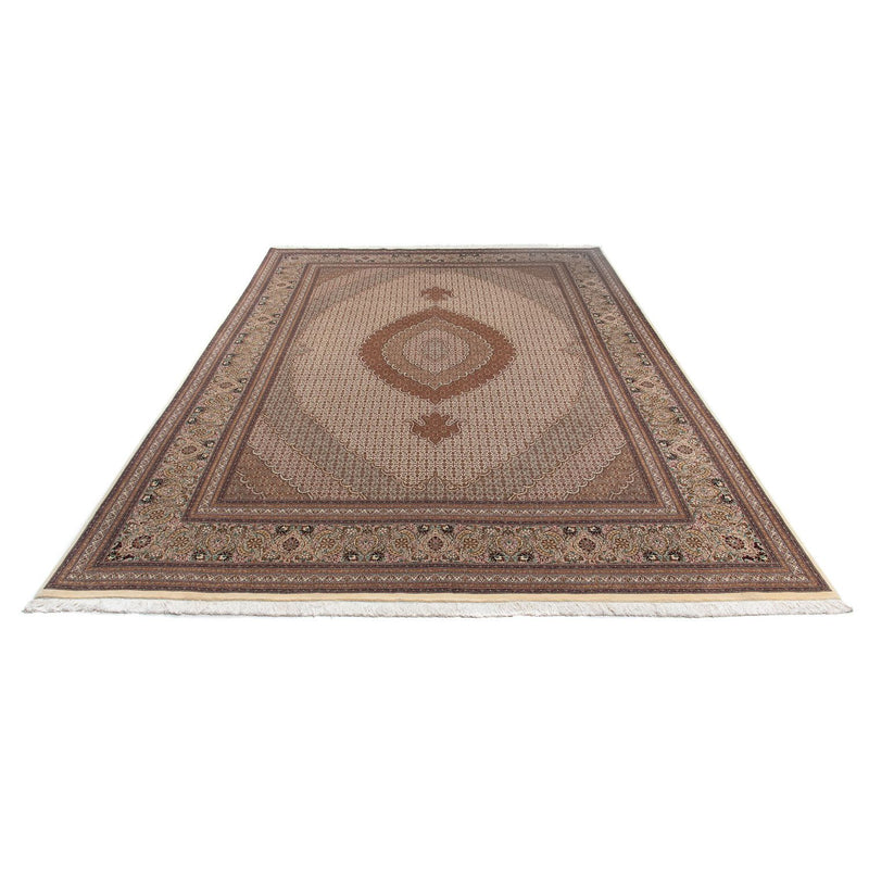 Täbriz Teppich 250x363cm - Perserteppich - hellbraun