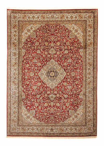 Kaschmar Teppich 246x337cm - Perserteppich - dunkelrot