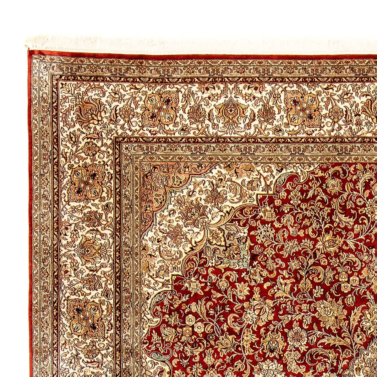Kaschmar Teppich 246x337cm - Perserteppich - dunkelrot