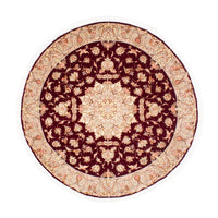 Täbriz - 50 Raj Teppich 150x150cm - Perserteppich - dunkelrot – product image