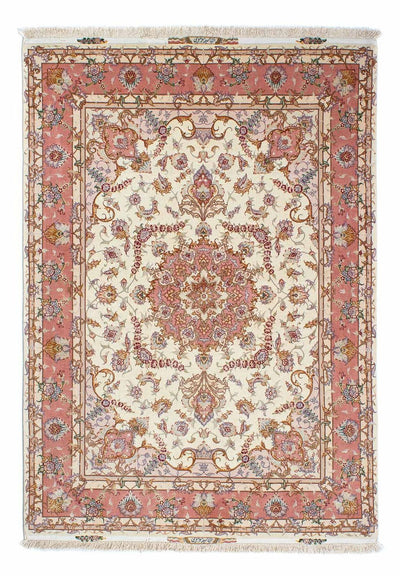 Täbriz - 50 Raj Teppich 150x207cm - Perserteppich - beige