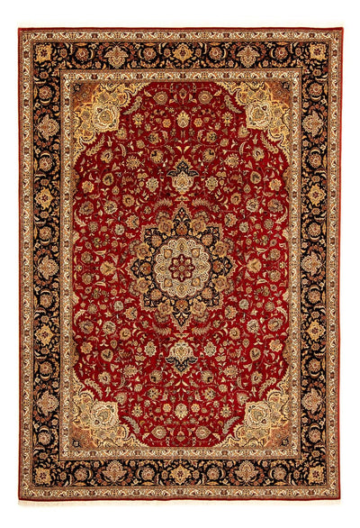 Täbriz - 50 Raj Teppich 245x350cm - Perserteppich - dunkelrot