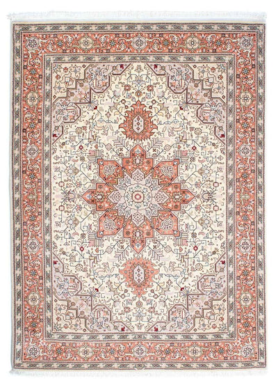 Täbriz - 50 Raj Teppich 151x211cm - Perserteppich - beige