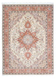 Täbriz - 50 Raj Teppich 151x211cm - Perserteppich - beige