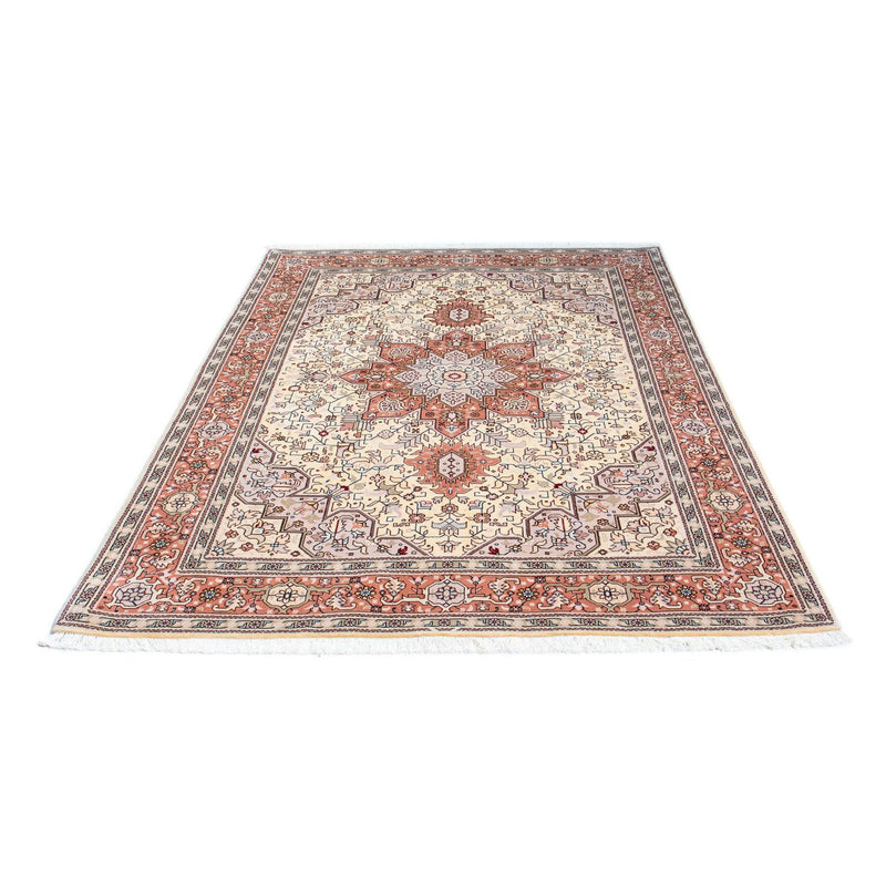 Täbriz - 50 Raj Teppich 151x211cm - Perserteppich - beige