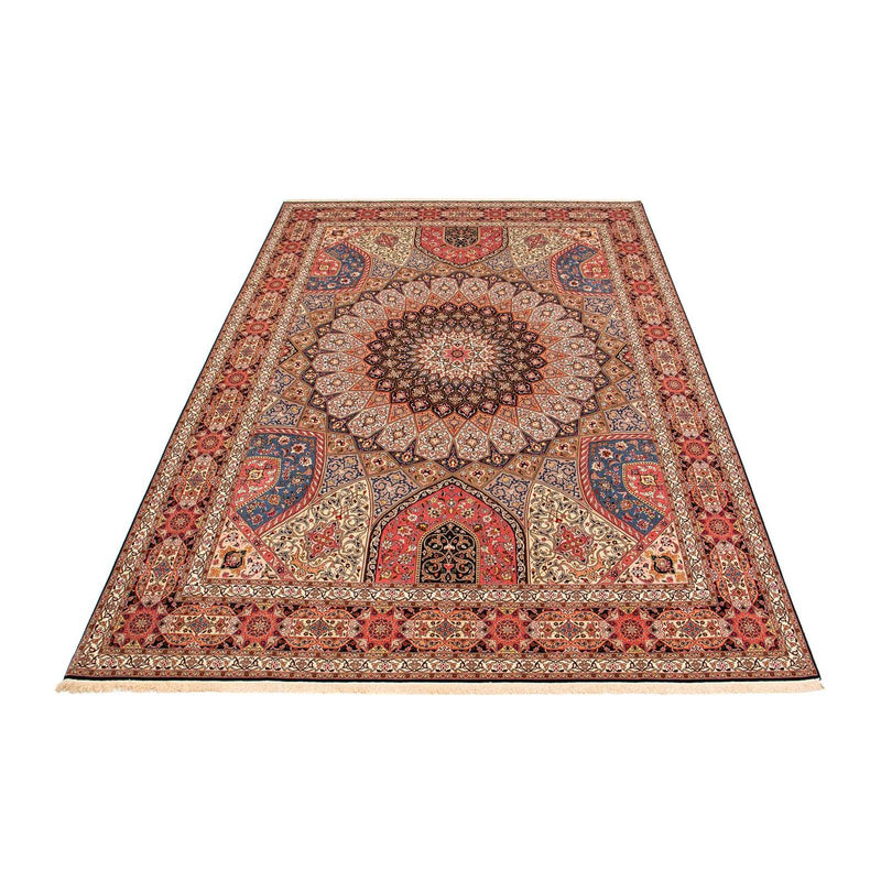 Täbriz - 50 Raj Teppich 296x408cm - Perserteppich - mehrfarbig
