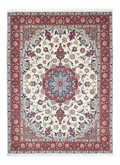Täbriz - 50 Raj Teppich 150x203cm - Perserteppich - beige