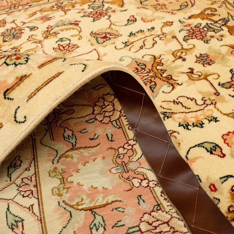 Perserteppich - Täbriz - Royal 101 x 150 cm Teppichbrücke - beige