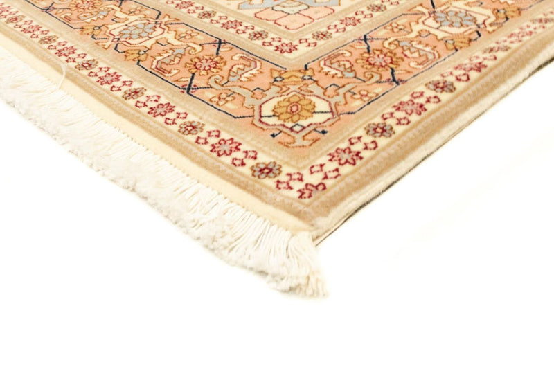 Täbriz - 50 Raj Teppich 98x153cm - Perserteppich - beige