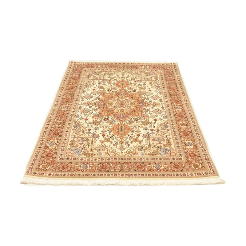 Täbriz - 50 Raj Teppich 98x153cm - Perserteppich - beige