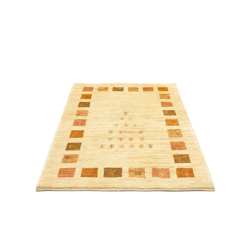 Gabbeh Persisch Teppich 103x148cm - Perserteppich Wollteppich - beige