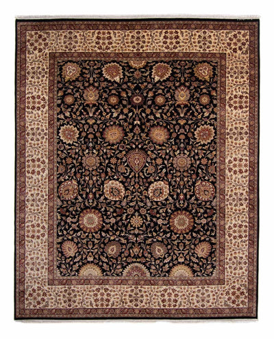 Täbriz Teppich 244x312cm - Orientteppich - dunkelblau