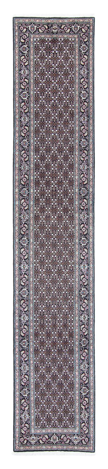 Täbriz Teppich 66x381cm - Perserteppich - grau