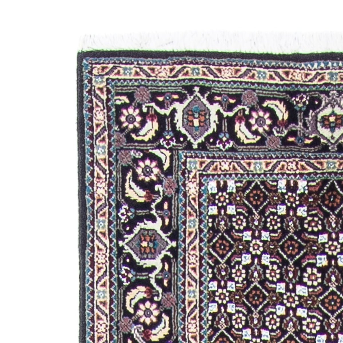 Täbriz Teppich 66x381cm - Perserteppich - grau