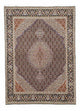 Täbriz Teppich 176x235cm - Perserteppich - dunkelblau