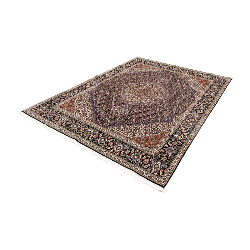 Täbriz Teppich 176x235cm - Perserteppich - dunkelblau