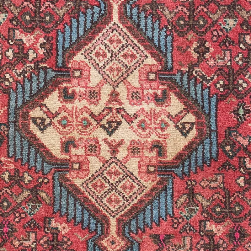Hamadan Teppich 80x125cm - Perserteppich - hellrot