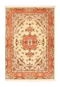 Täbriz - 50 Raj Teppich 101x148cm - Perserteppich - beige – product image