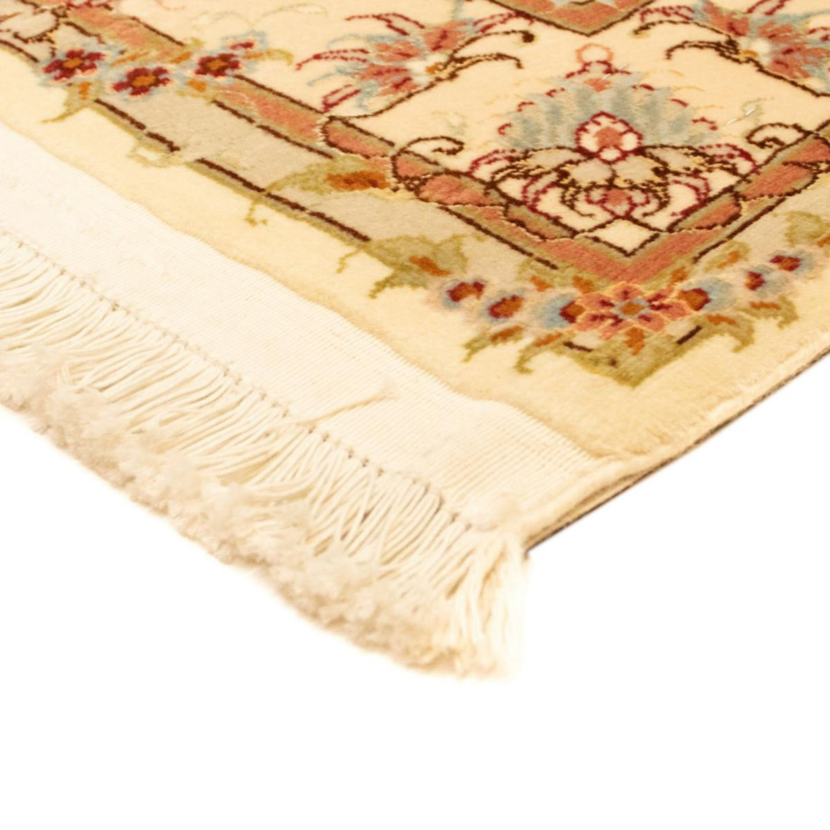 Perserteppich - Täbriz - Royal 100 x 152 cm Teppichbrücke - beige