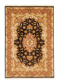 Perserteppich - Täbriz - Royal 94 x 154 cm Teppichbrücke - schwarz – product image